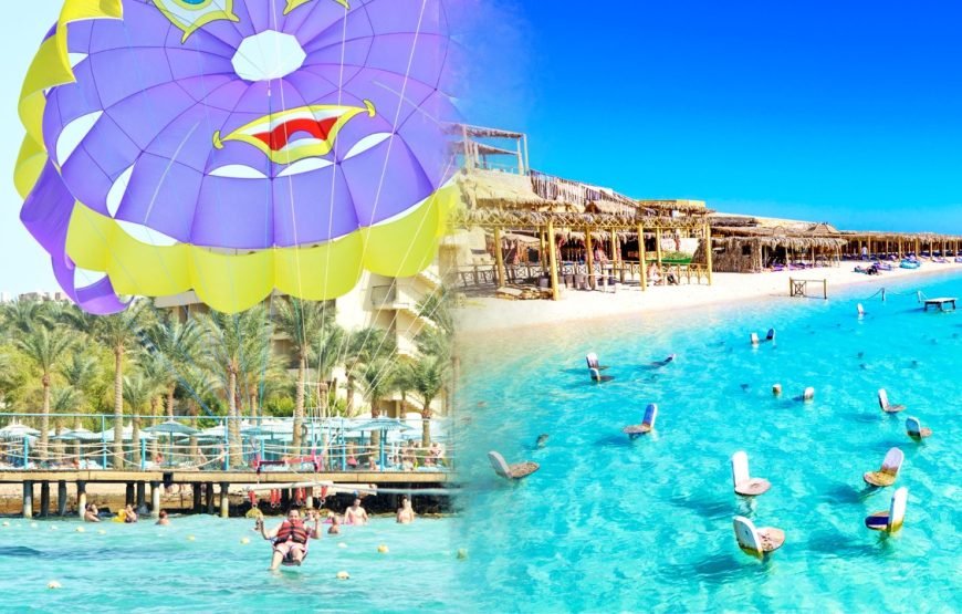 Orange Bay Island Boat Trip, Parasailing and Lunch – Hurghada